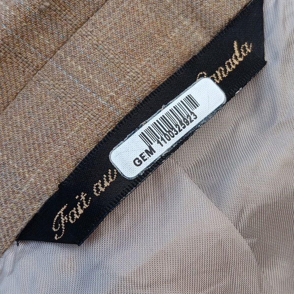 JACK HENRY MEN'S ZANTE' ULTIMO LUXURY BLAZER W/ITALIAN FABRIC (CANADA) - Picture 17 of 17